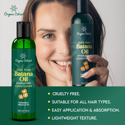 Organic Extract Batana Oil Hair Conditioner 8 oz/ 236ml