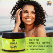 Jamaican Amber Jamaican Castor Oil & Rosemary Hair Mask 12 oz/354 ml Mitchell Brands - Mitchell Brands - Skin Lightening, Skin Brightening, Fade Dark Spots, Shea Butter, Hair Growth Products