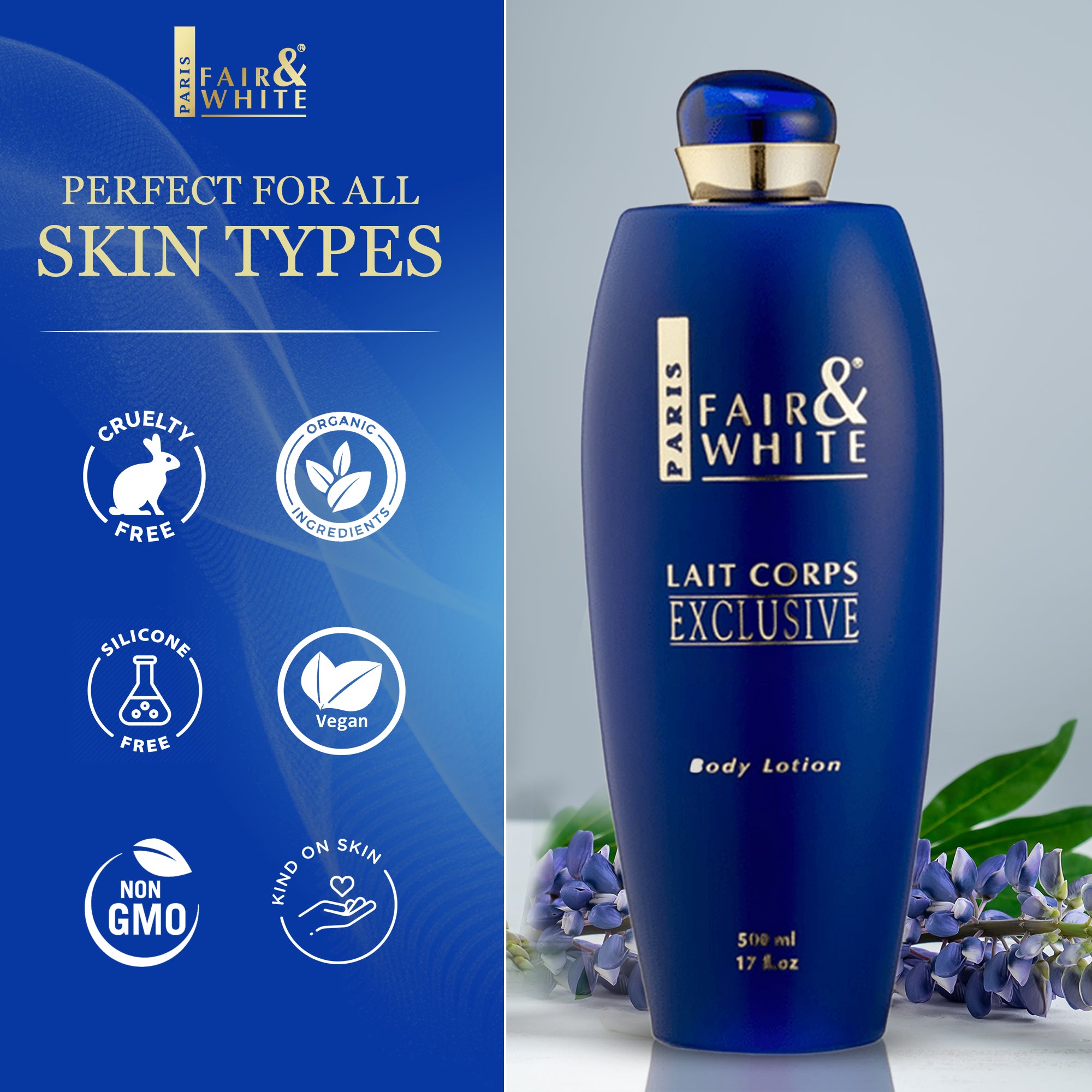 F&W Exclusieve Whitenizer Bodylotion 500ml NHQ