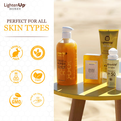 LightenUp Honey Shower Gel 500ml