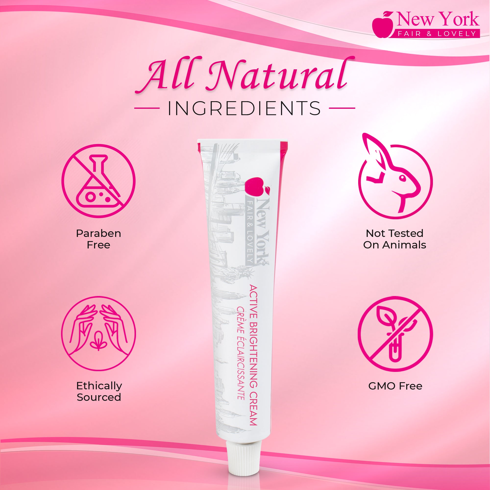 New York Fair & Lovely Brightening Cream Tube - 50g / 1.7 Fl Oz