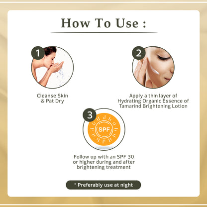 Organic Extract of Tamarind Brightening Body Lotion - 400ml