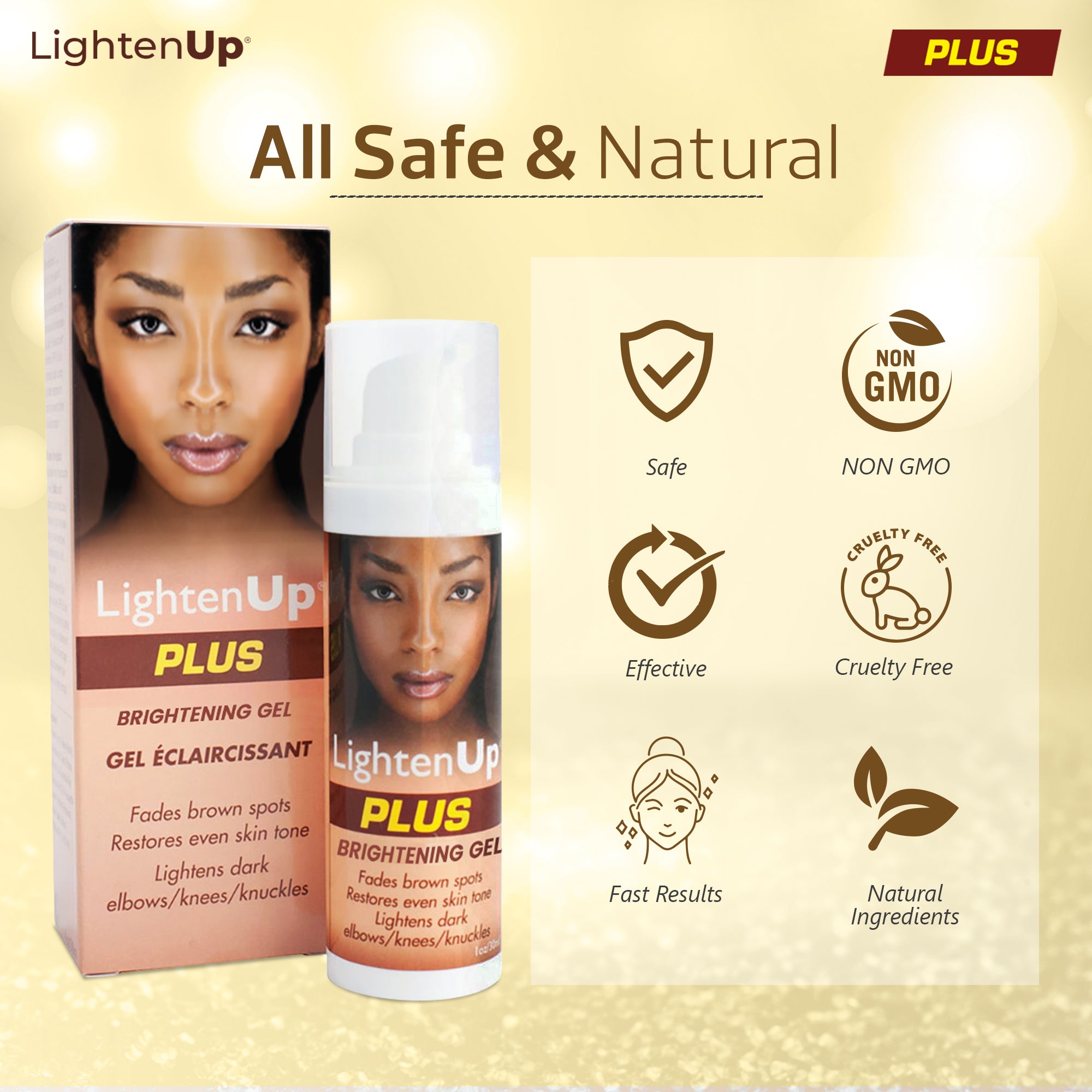 Omic LightenUp PLUS Gel éclaircissant - 30 ml