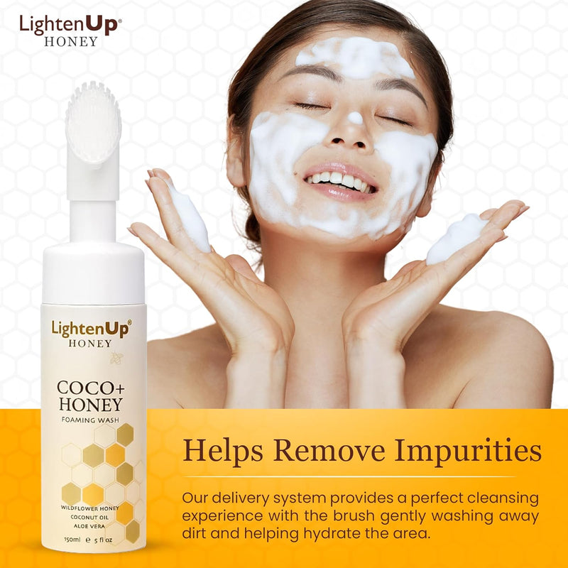 LightenUp Honey Foaming Wash 150ml
