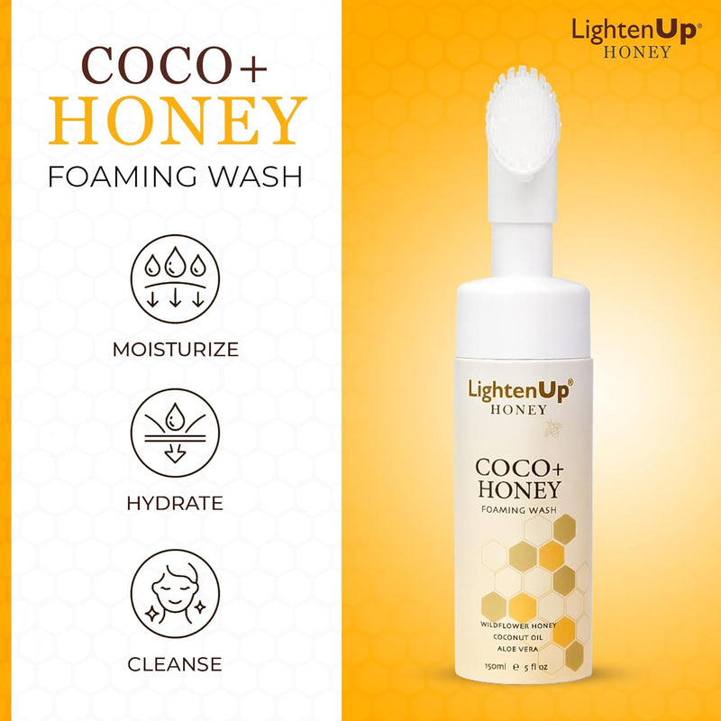 LightenUp Honey Foaming Wash 150ml