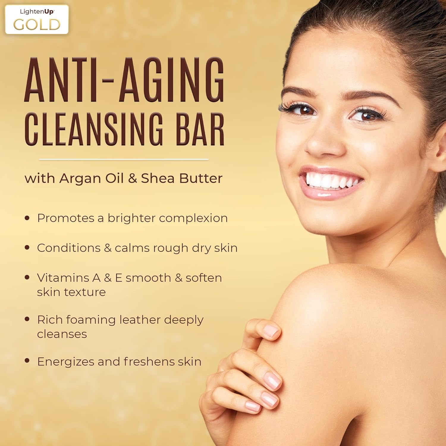 Lighten Up Anti-Aging Cleansing Bar 200g