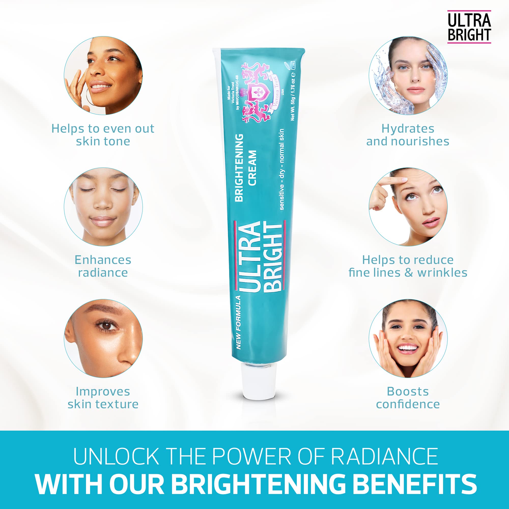 Ultra Bright Skin Brightening Cream - 1.7 fl oz / 50ml