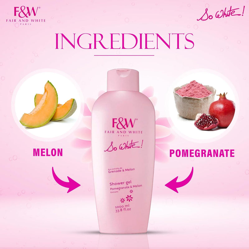 So White Brightening Shower Gel 1000ml
