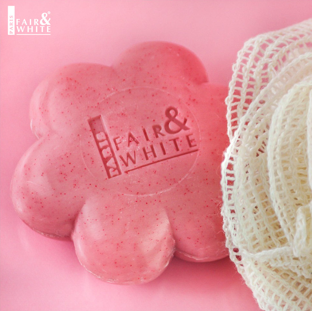 Fair & White So White Exfoliating Soap - Gentle Cleansing Bar - 200g / 7 oz