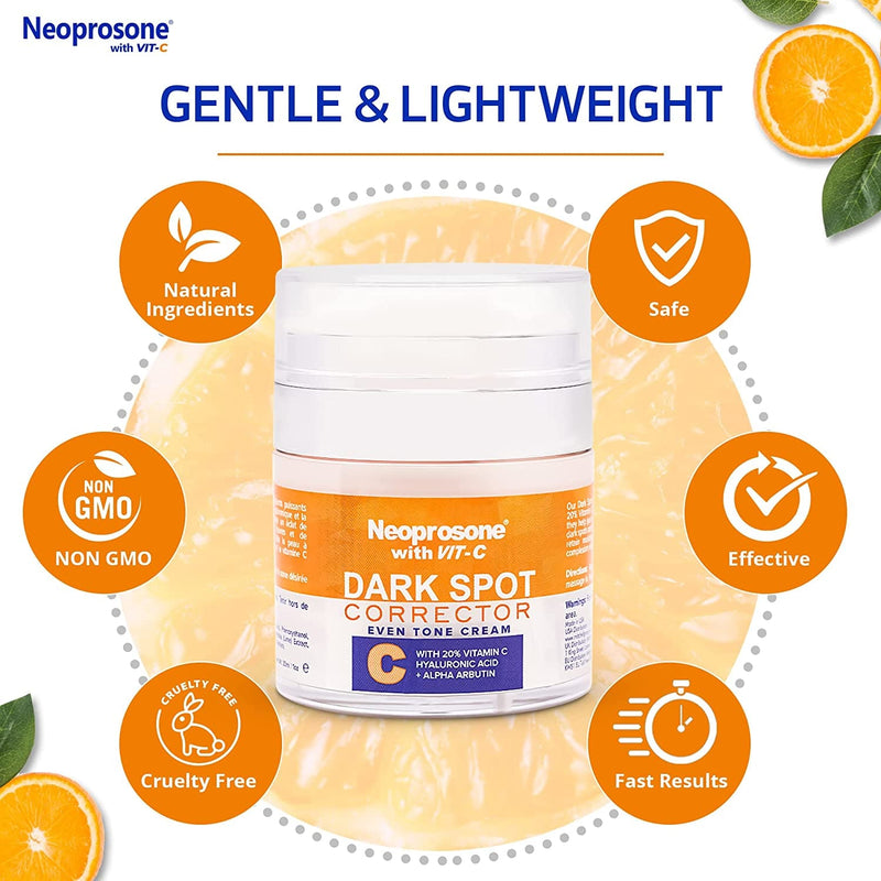 Neoprosone Dark Spot Corrector Cream With Vitamin C 30ml / 1 fl oz