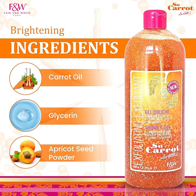 So Carrot Exfoliating Shower Gel 940ml