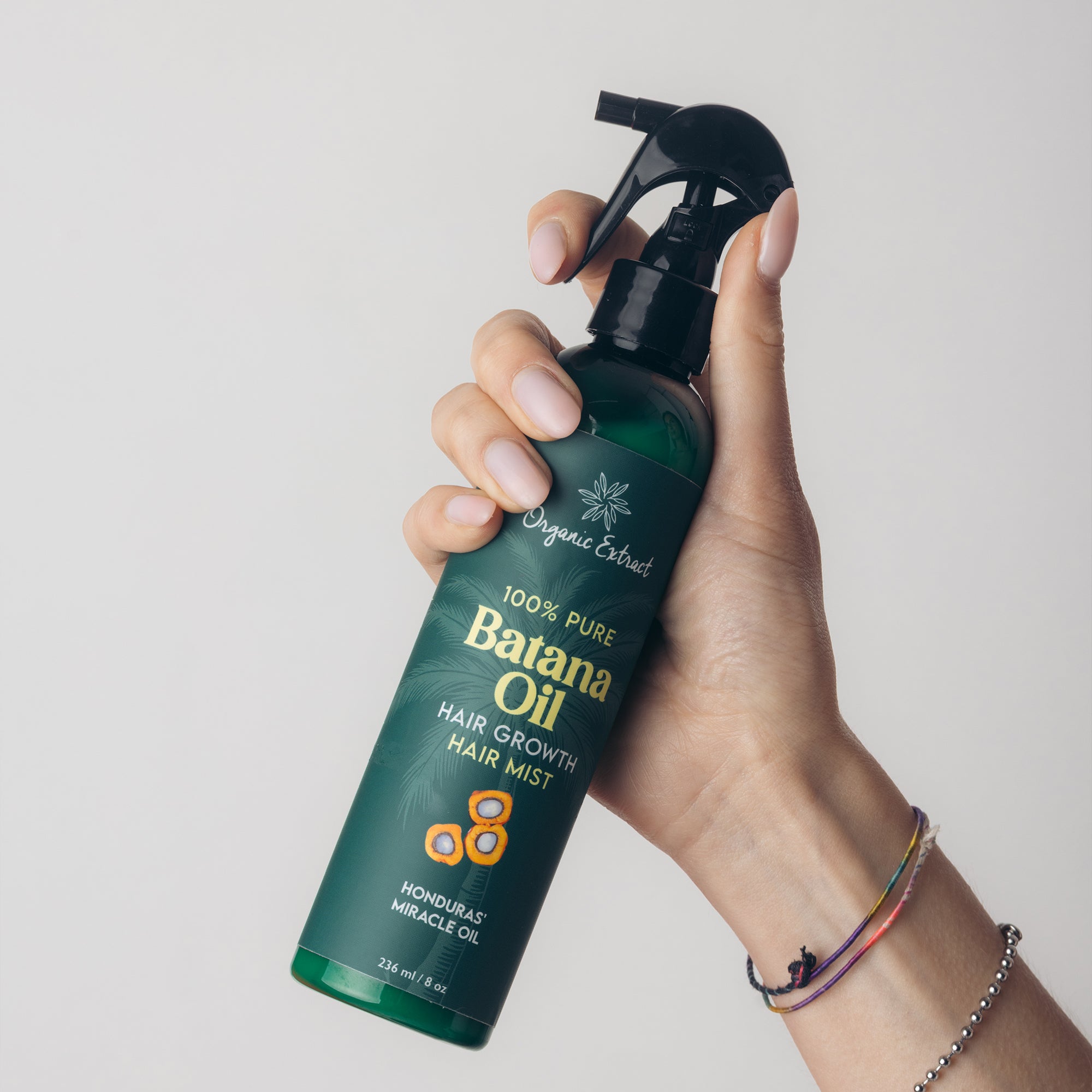 Organic Extract Batana Oil Stimulating Leave in Hair Growth Mist 8 oz / 236ml