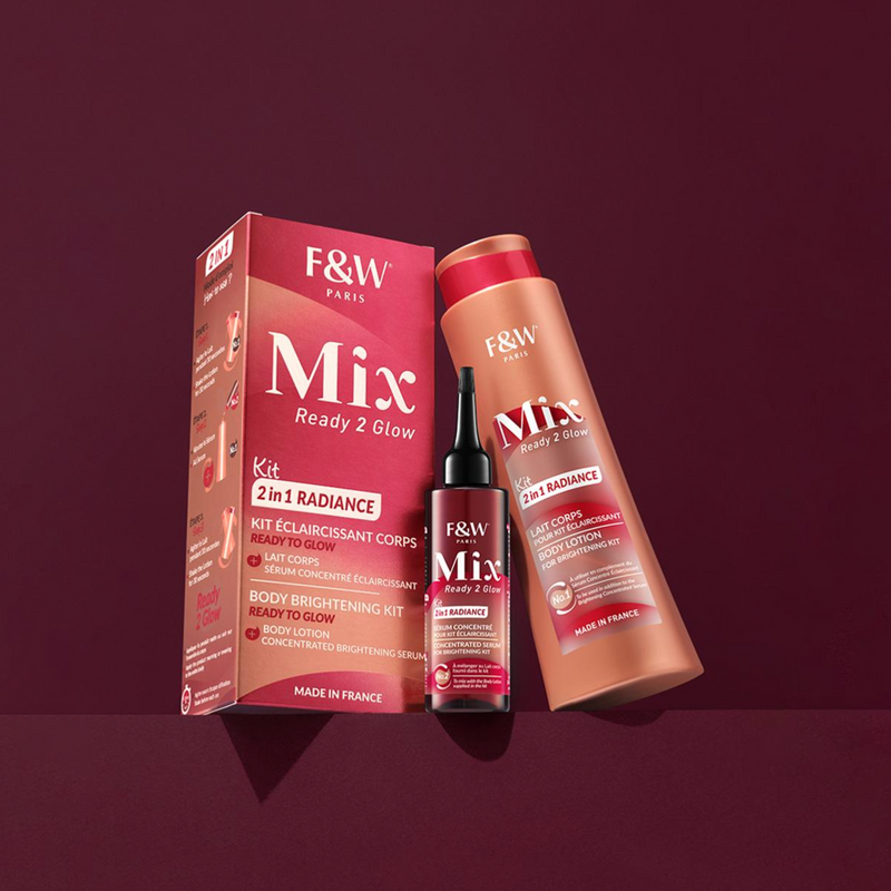 FW MIX Brightening KIT Body lotion and Serum 400ml - Fair & White
