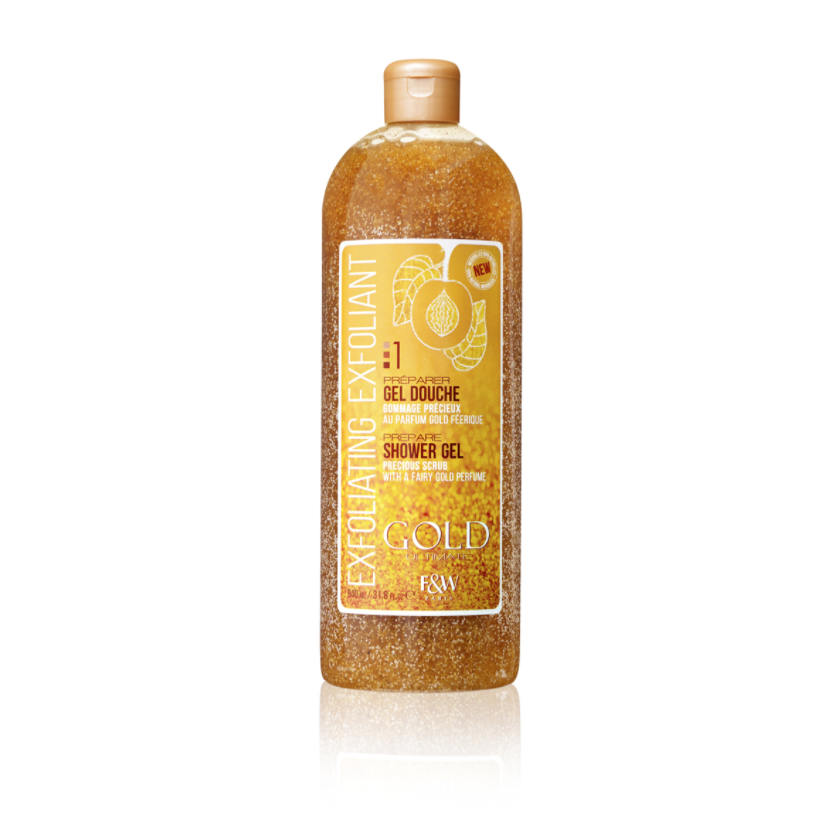 Gold :1 Exfoliating Shower Gel Scrub 940ml
