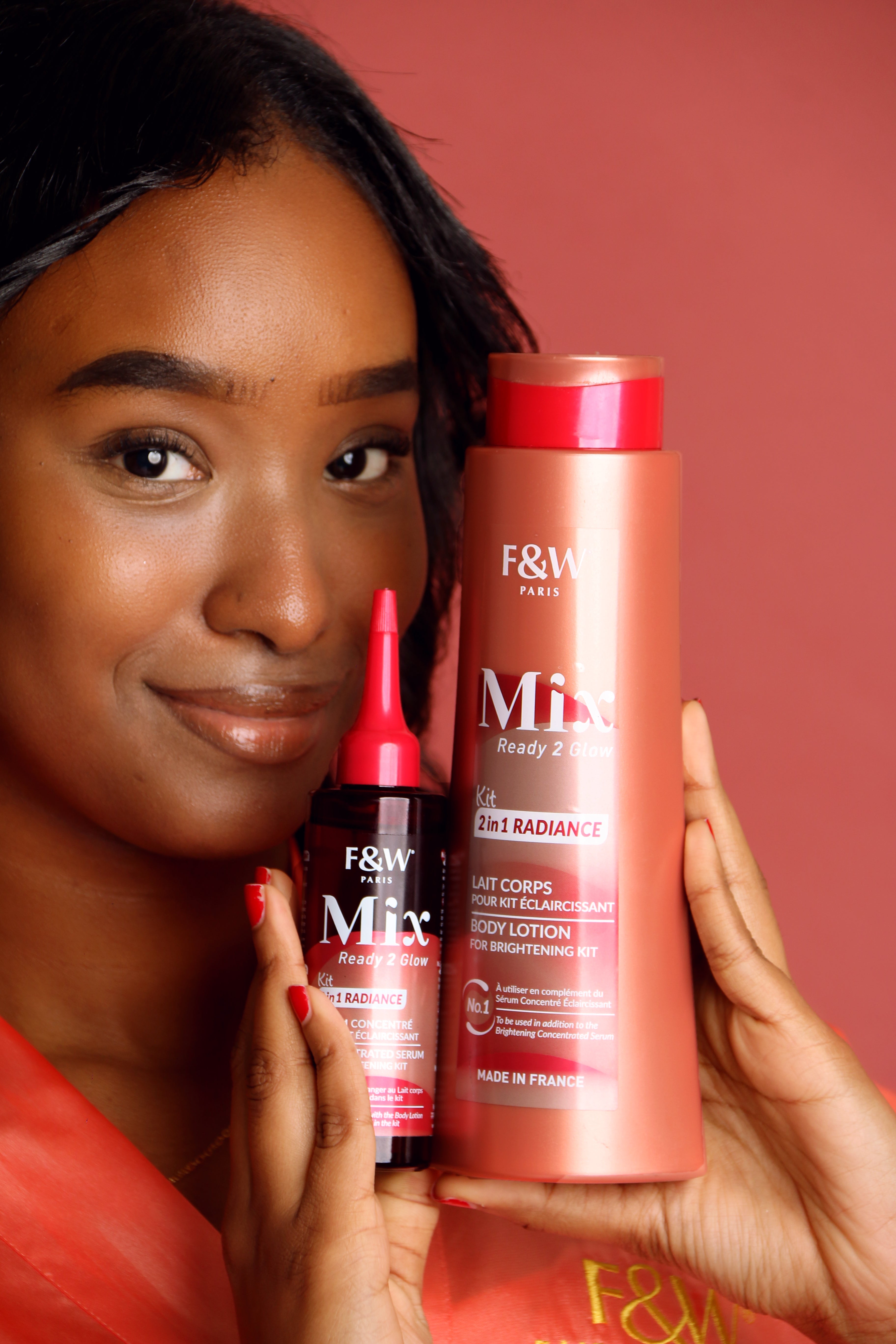 FW MIX Brightening KIT Body lotion and Serum 400ml - Fair & White