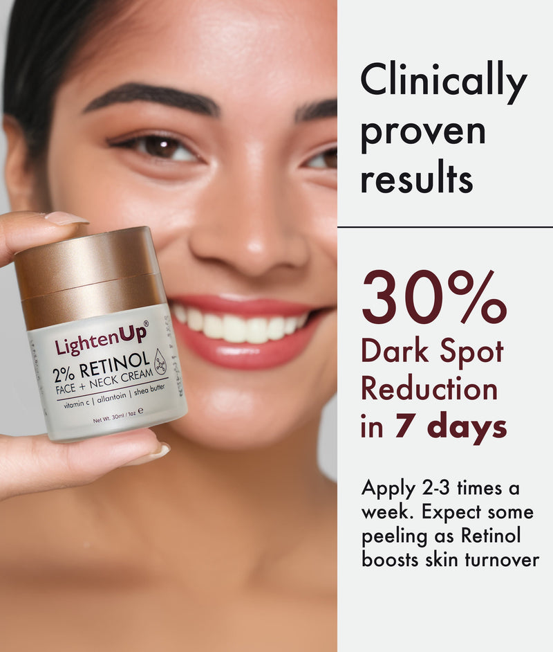 LightenUp 2% Retinol Face And Neck Cream 30ml