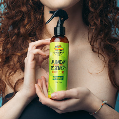 Jamaican Amber Jamaican Castor Oil & Rosemary Leave in Hair Mist 8 oz/236 ml