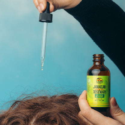Jamaican Amber Jamaican Castor Oil & Rosemary Hair Oil  2 oz/60 ml