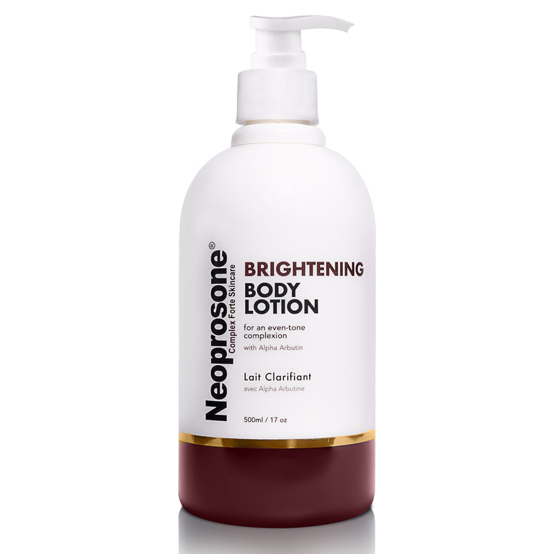 Lotion pour le corps éclaircissante Neoprosone avec pompe - 400 ml / 13,5 oz