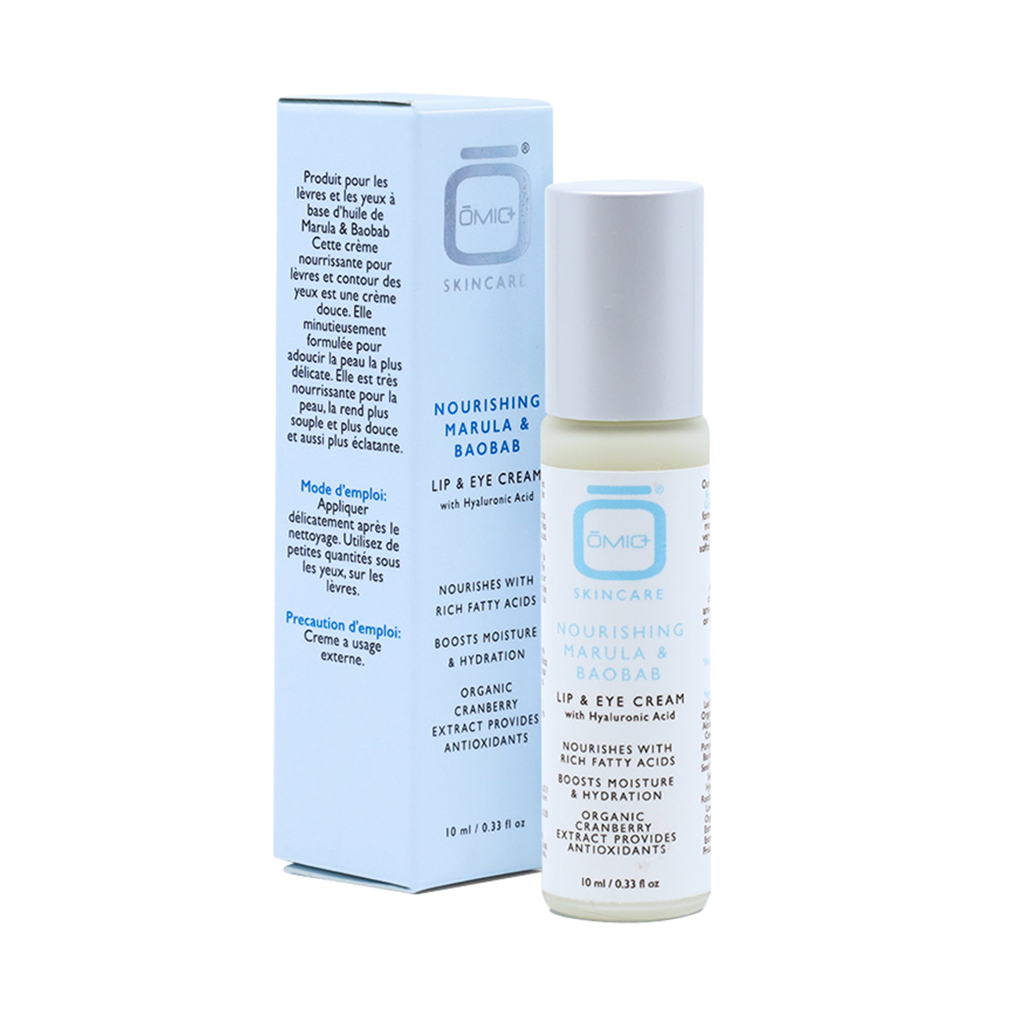 Omic+ Lip & Eye Cream - con Marula Nutriente e Baobab - 10ml