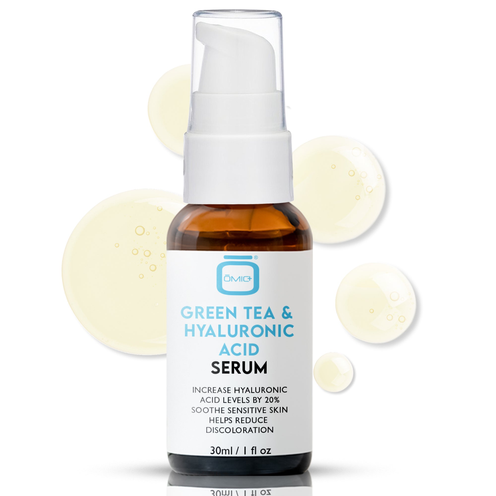 OMIC+ Green Tea & Hyaluronic Serum - 30ml / 1 Fl Oz