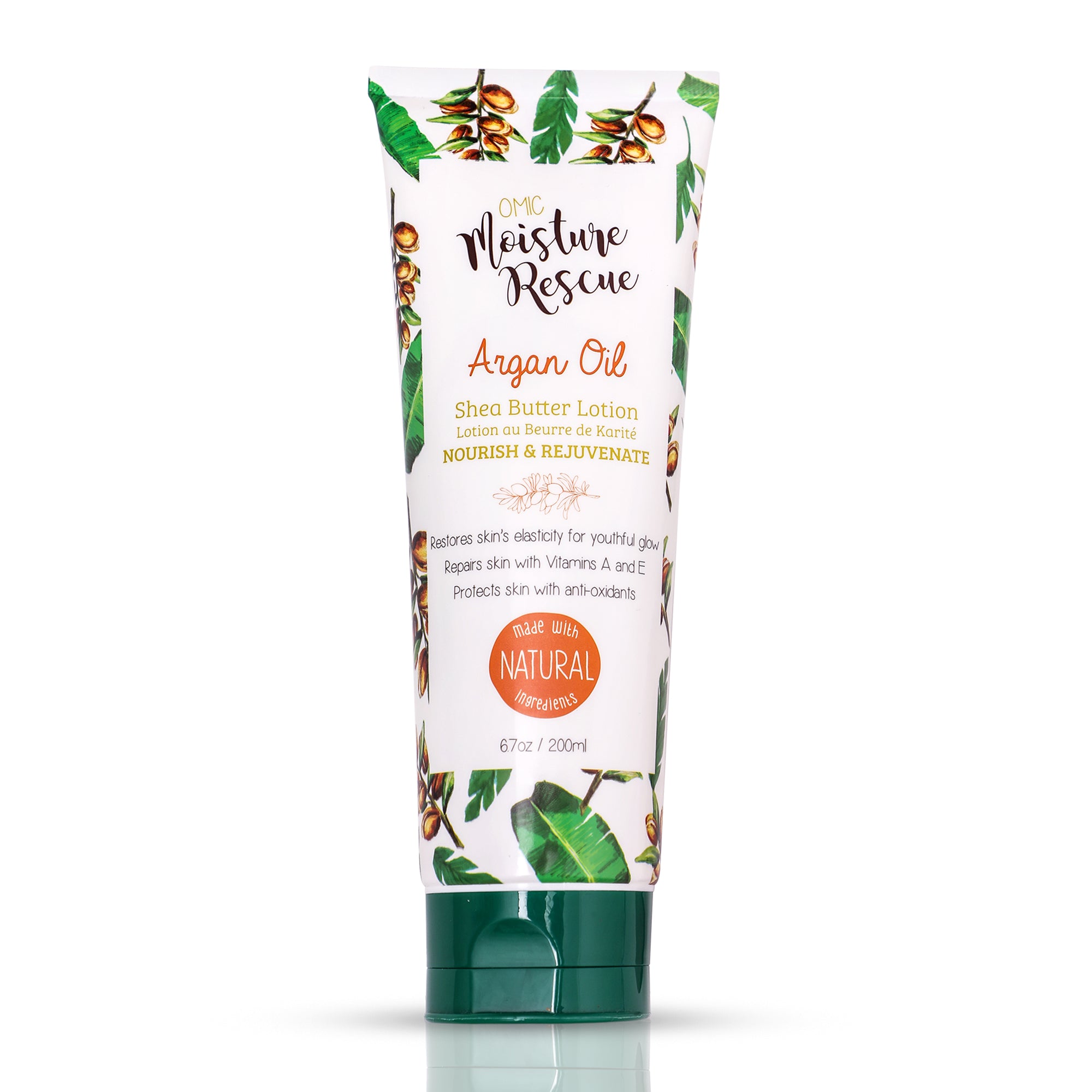 Moisture Rescue Shea Butter Lotion Tube with Argan Oil