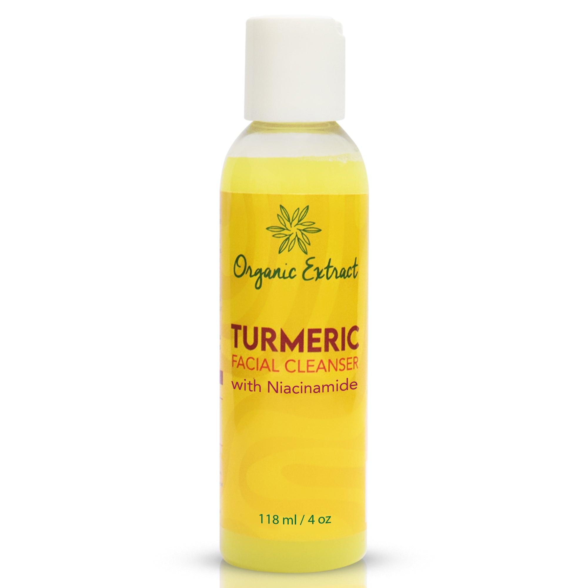 Organic Extract Turmeric Facial Cleanser 4 oz/118 ml