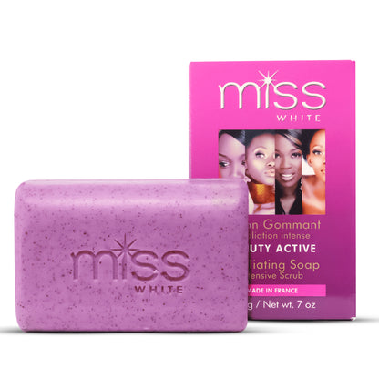 Fair & White Miss White Exfoliating Soap - Exfoliates Skin - 200g / 7 oz