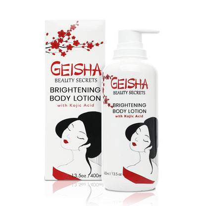Geisha Beauty Secrets Brightening Body Lotion with Kojic Acid - 400ml / 13 fl oz