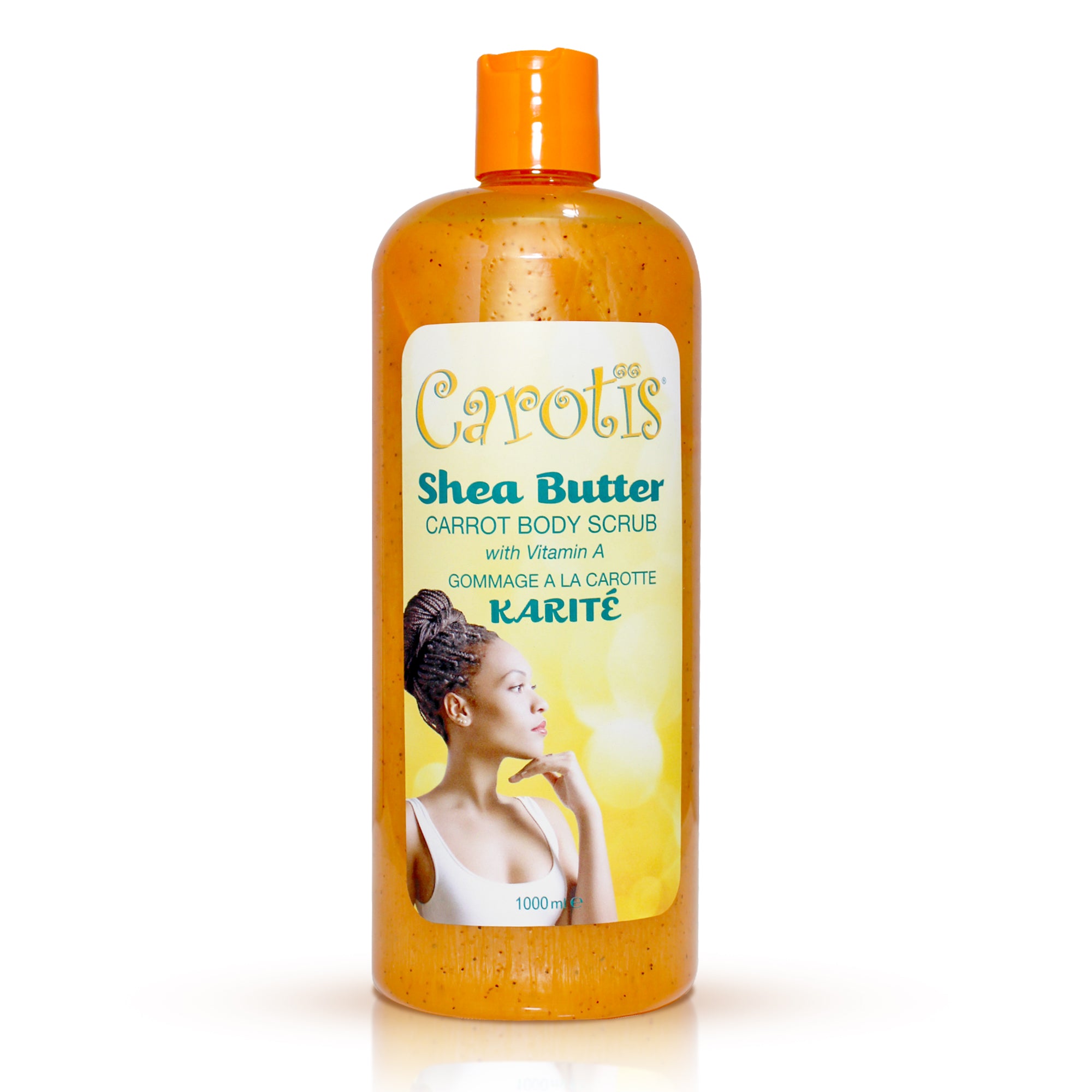 Carotis Shea Butter Carrot Body Wash with Vitamin A (NEW) - 1000ml / 33.8 oz