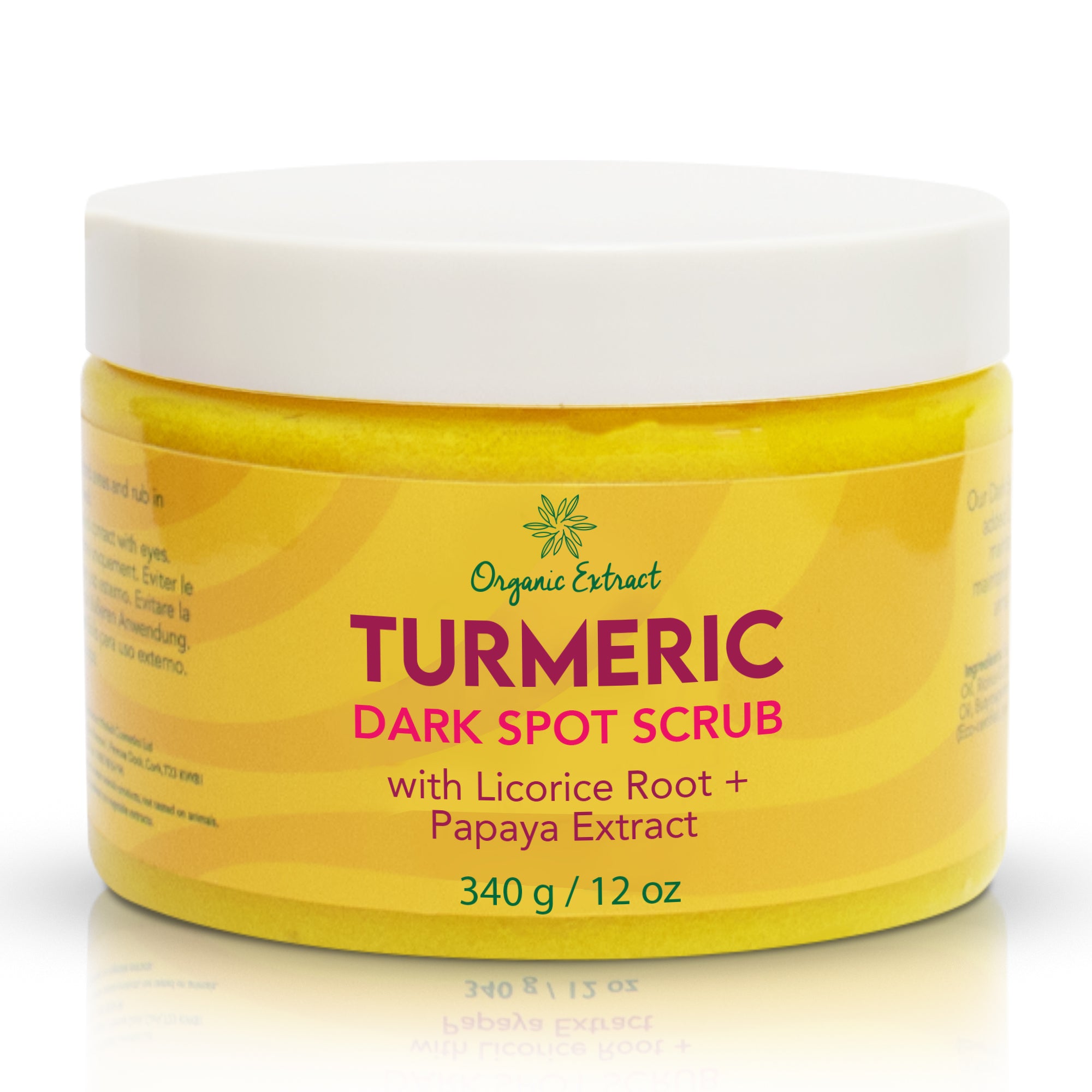 Organic Extract Turmeric Dark Spot Scrub 12 oz/354 ml