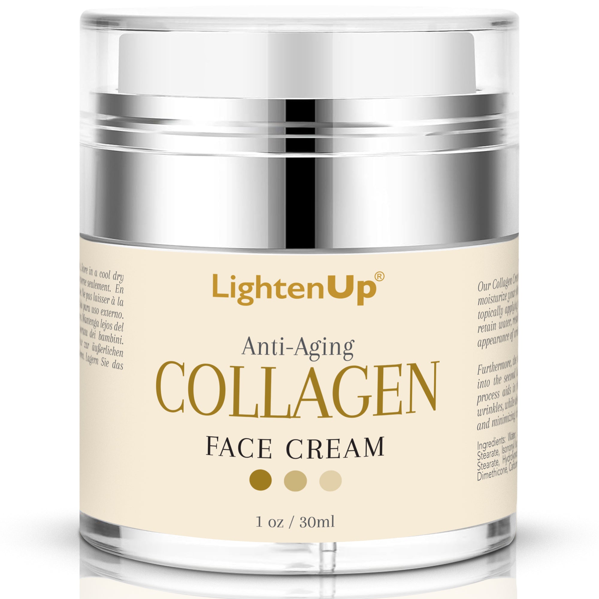 LightenUp Anti-Aging Collagen Face Cream 30ml