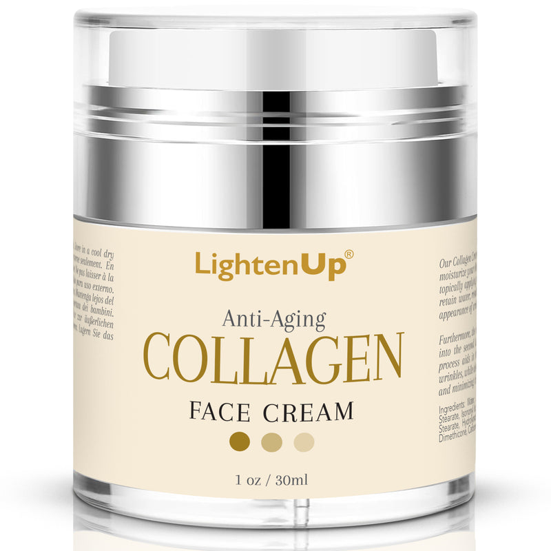 LightenUp Anti-Aging Collagen Face Cream 30ml / 1 fl oz