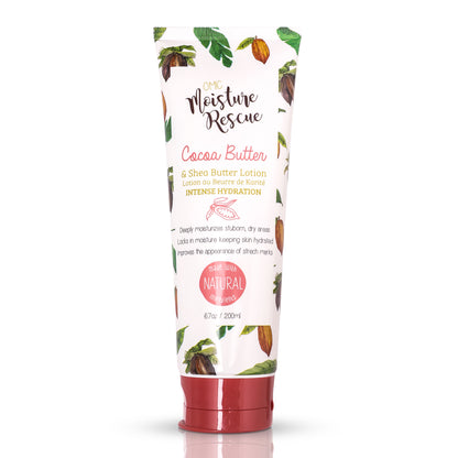 Moisture Rescue Shea Butter Lotion Tube with Cocoa Butter - 200 ml