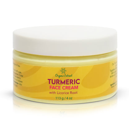 Organic Extract Turmeric Facial Cream 4 oz/118 ml