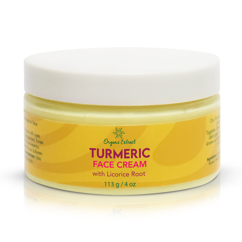 Organic Extract Turmeric Facial Cream 4 oz/118 ml