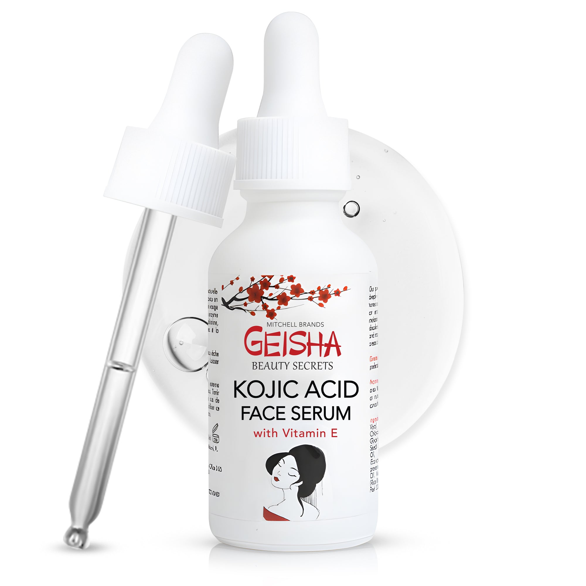 Geisha Kojic Acid Face Brightening Serum - Gluten-free serum - 30ml / 1 fl oz