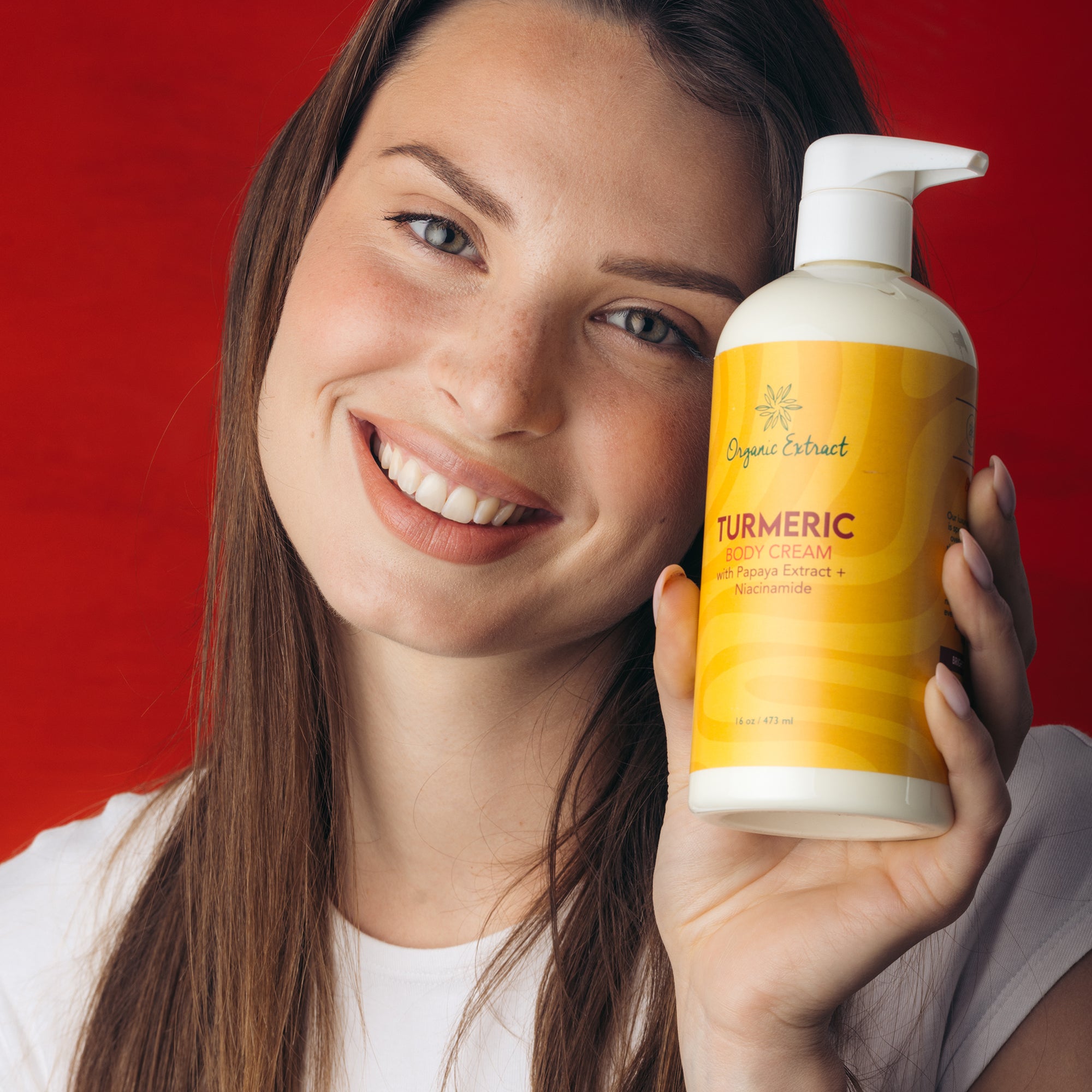 Organic Extract Turmeric Body Cream 12 oz/354 ml
