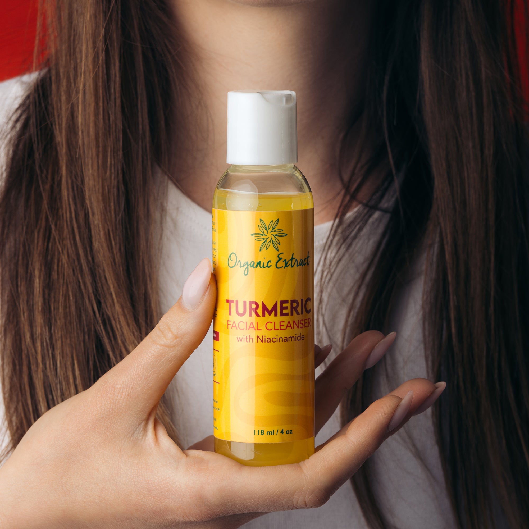 Organic Extract Turmeric Facial Cleanser 4 oz/118 ml
