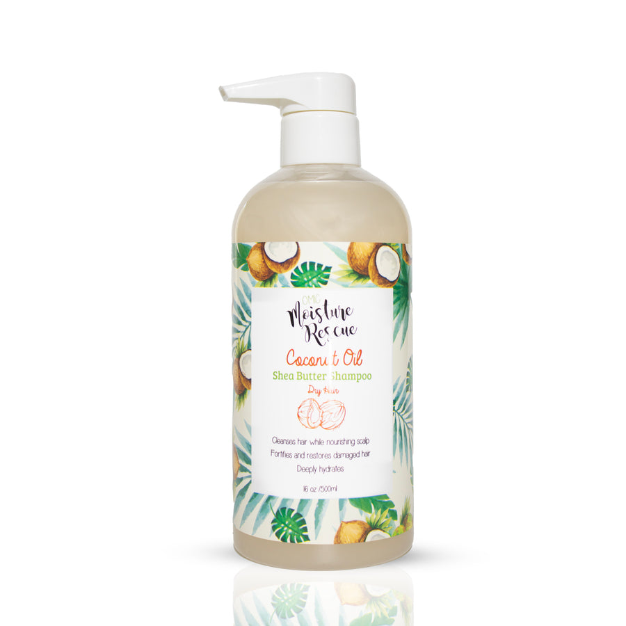 Moisture Rescue Coconut Oil Shampoo for Dry Hair