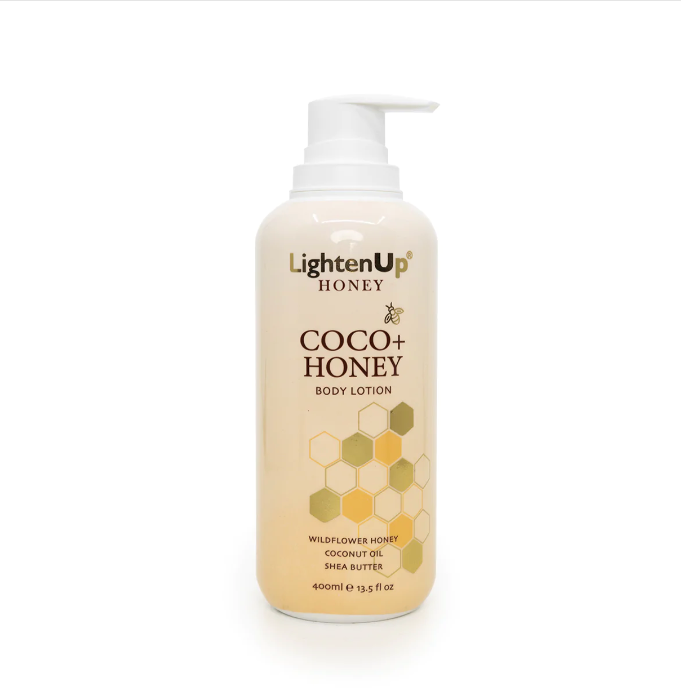 Lightenup Honey Coco + Honey Body Lotion 400ml Mitchell Brands - Mitchell Brands - Skin Lightening, Skin Brightening, Fade Dark Spots, Shea Butter, Hair Growth Products