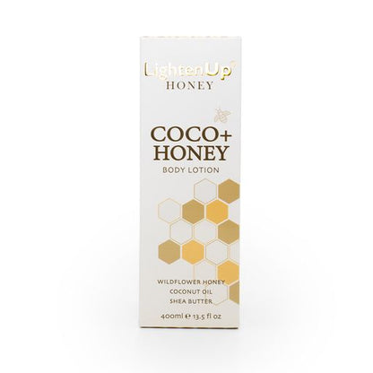 Lightenup Honey Coco + Honey Body Lotion 400ml Mitchell Brands - Mitchell Brands - Skin Lightening, Skin Brightening, Fade Dark Spots, Shea Butter, Hair Growth Products