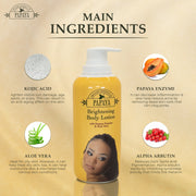 Organic Extract of Papaya Brightening Body Lotion - 400ml mitchellbrands - Mitchell Brands - Skin Lightening, Skin Brightening, Fade Dark Spots, Shea Butter, Hair Growth Products