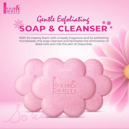 Fair & Bán Mar sin, Bán exfoliating Soap - Gentle Glanadh Bar - 200g / 7 oz