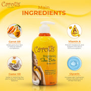 Carotis Brightening Shea Butter Body Lotion with Vitamin A - 500ml / 17.6 fl oz Mitchell Brands - Mitchell Brands - Skin Lightening, Skin Brightening, Fade Dark Spots, Shea Butter, Hair Growth Products