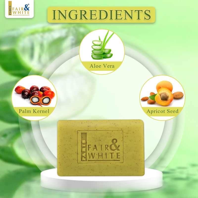 Fair & White Original Aloe Vera Jabón Exfoliante - 200g / 7 oz
