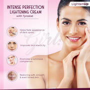 Omic LightenUp Girl! Intense Perfection Lightening Cream - 100g / 3.5 Oz Mitchell Brands - Mitchell Brands - Skin Lightening, Skin Brightening, Fade Dark Spots, Shea Butter, Hair Growth Products