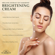 Organic Extract of Tamarind Brightening Cream Tube - 50g / 1.76 Oz Mitchell Brands - Mitchell Brands - Skin Lightening, Skin Brightening, Fade Dark Spots, Shea Butter, Hair Growth Products
