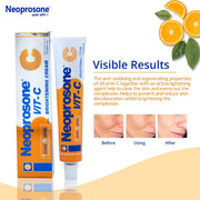 Neoprosone Brightening Cream with Vitamin C - 50g / 1.75 Fl Oz Neoprosone Vitamin "C" - Mitchell Brands - Skin Lightening, Skin Brightening, Fade Dark Spots, Shea Butter, Hair Growth Products