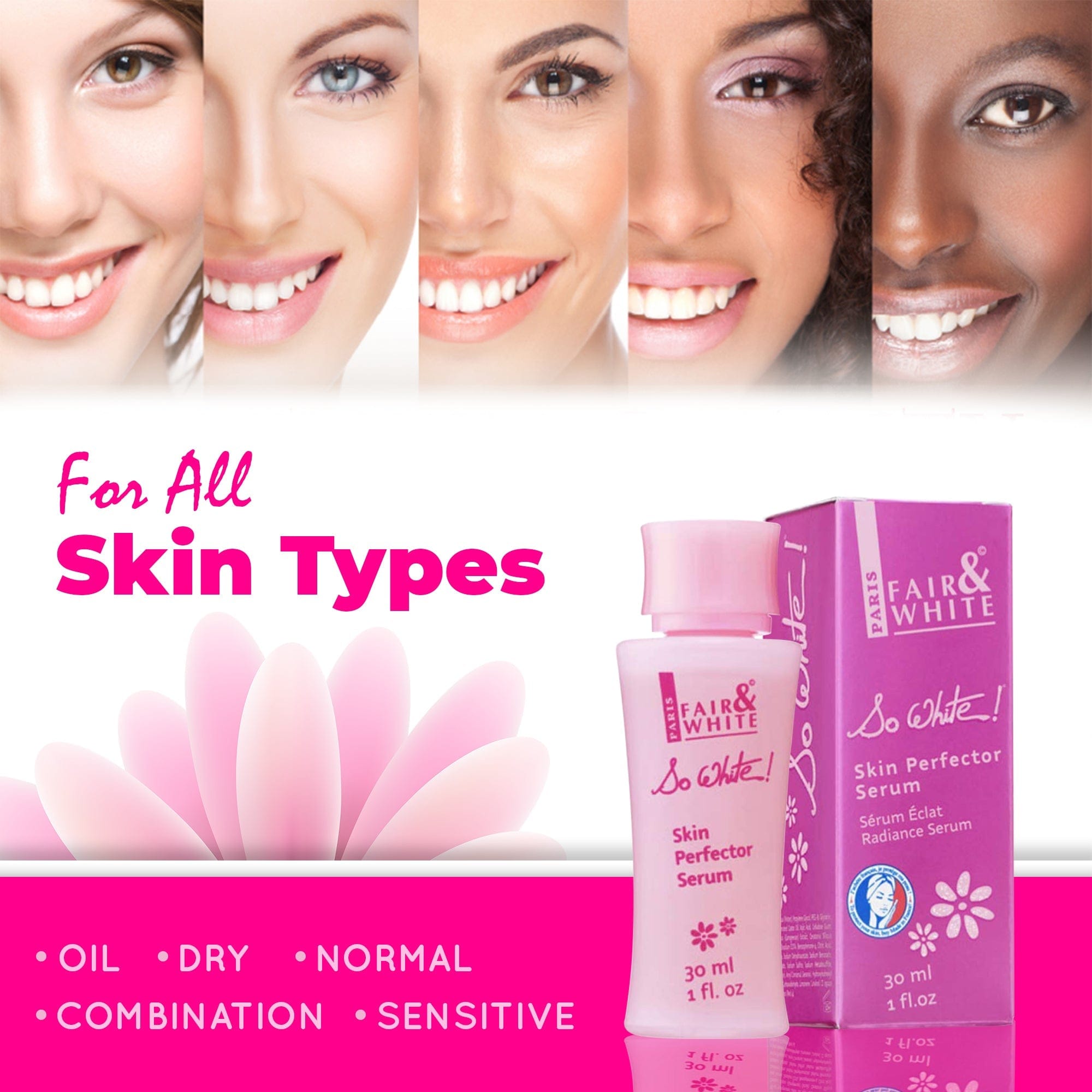 Fair and White So White! Skin Perfector Serum 30ml – Mitchell